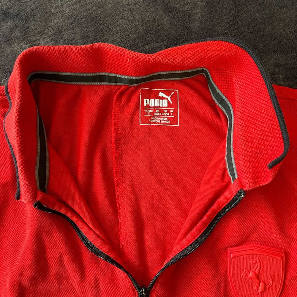 Puma red polo